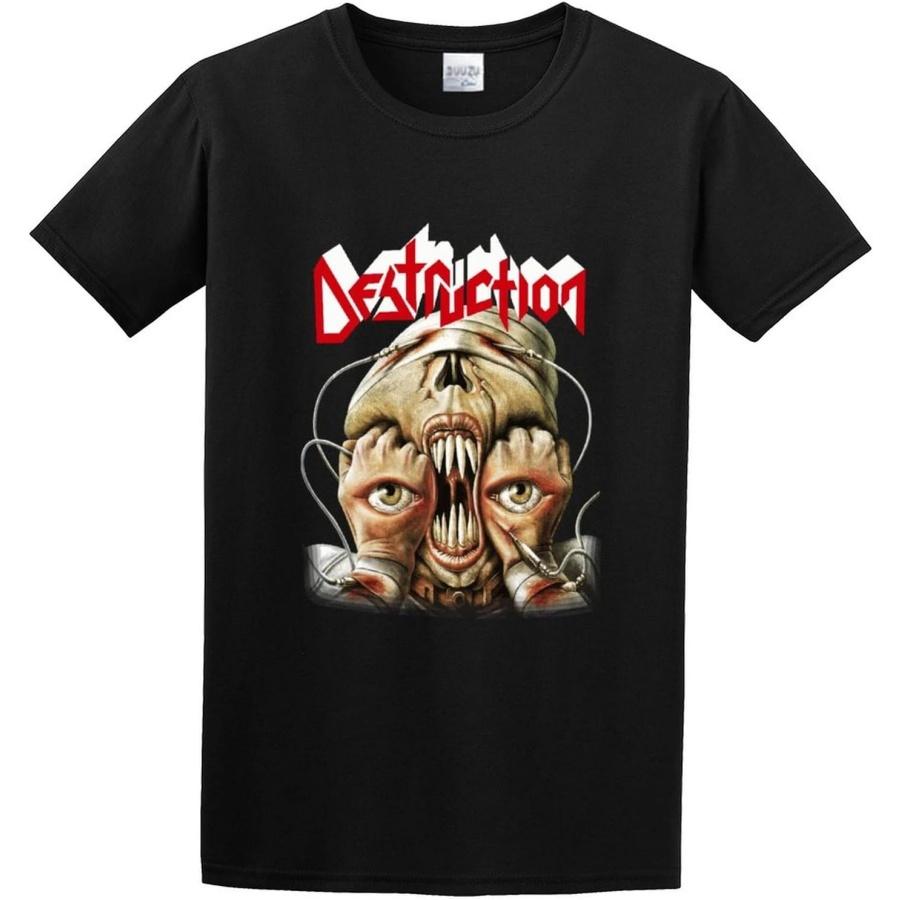 

Ouybia Destruction Band Release from Agony Unisex 100% Cotton Short-Sleeve T-Shirts Black XXXXXL різнокольоровий