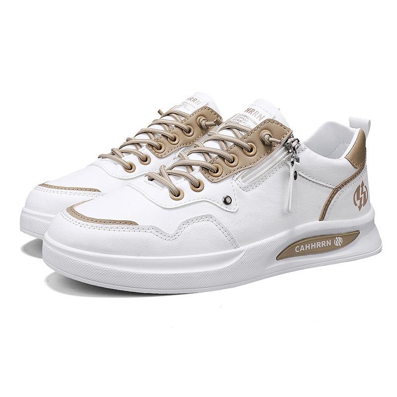 New men's shoes spring white shoes comfortable breathable sports board shoes light and durable low-top men's casual shoes
