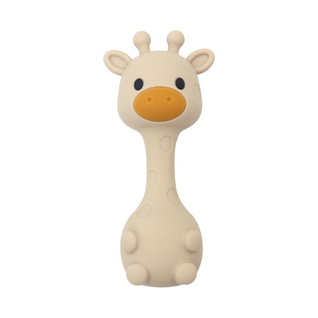 Infant Soothing Silicone Sand Hammer Baby Quiet Hand Rattle Toy For Grip Exercise And Teething