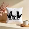 Trendy JJuLead Cushion Cover Stylish Washable Pillow Cover Ideal for Couch Bedroom Car Decoration