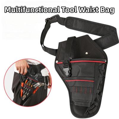 Multifunctional Electrician Tool Waist Bag Portable Durable Tool Bag