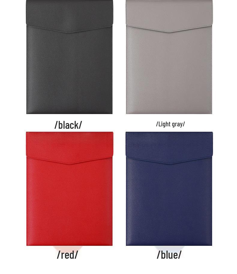 A4 Waterproof Leather Document Bag - Large Capacity Business Briefcase