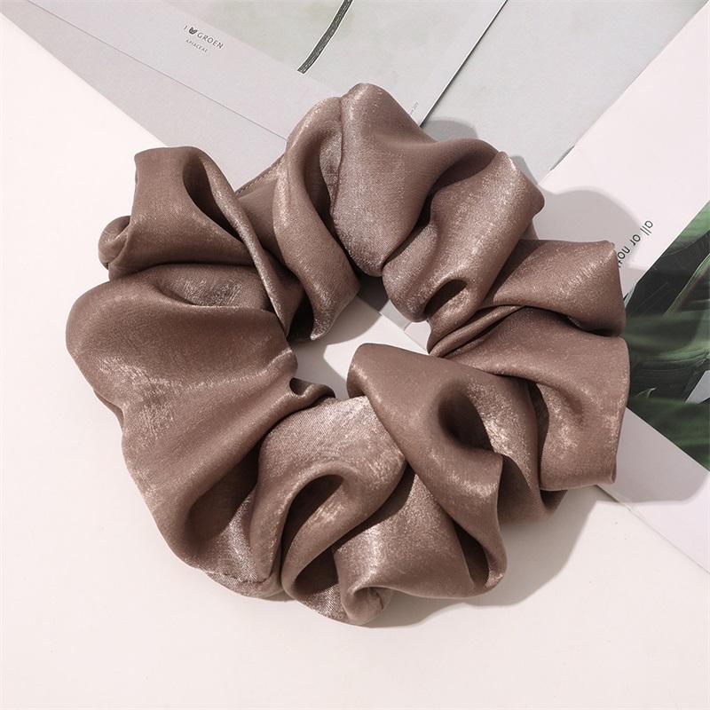 Fashion Velvet Scrunchies Women Elastic Hair Band Elegant Colorful Solid Color Large Scrunchie Girls Hair Accessories Headwear