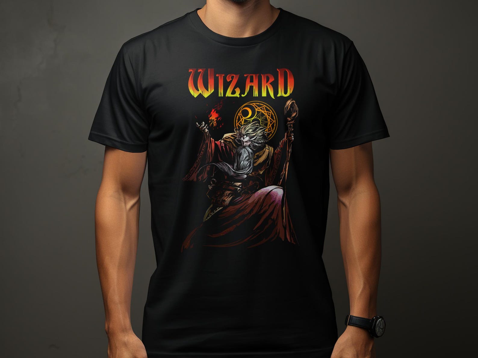 Wizard T-Shirt, Gamer T-Shirt, RPG T-Shirt, Tabletop Gaming Tee, Roleplaying Shirt, Fantasy T-Shirt, Dungeons Tee, Graphic Tee S