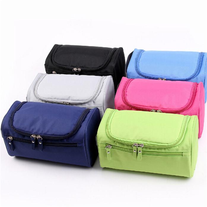 Multifunctional Hanging Zipper Travel Cosmetic Bag Storage Pouch Large Capacity Organizer
