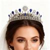 Bridal Crown Sunflower   Rhinestone Princess Crown for Women Bridal Wedding Prom Birthday Hair Accessories