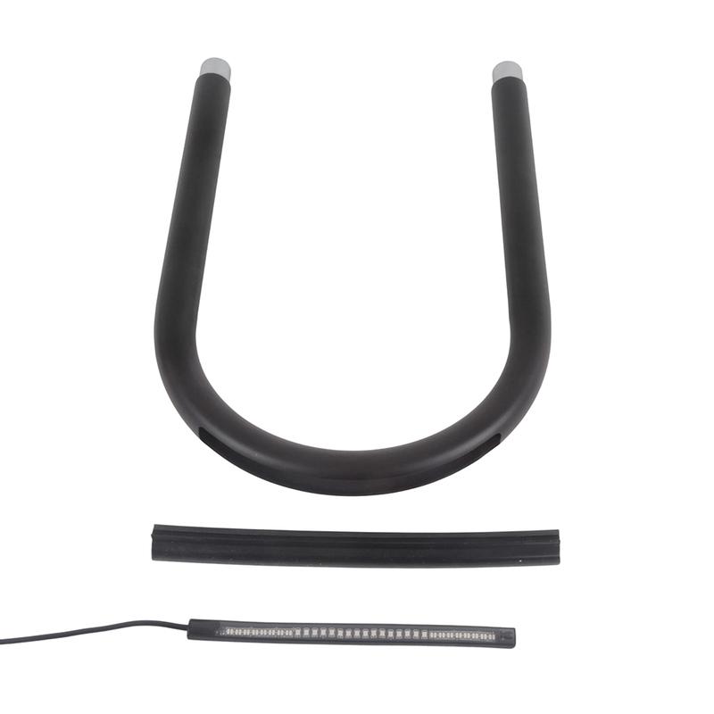 For BMW K100 K100LT K100RS K100RT K Series Motorcycle Rear Rack Holder Support Seat Tube Loop Frame Hoop With LED Light Strip