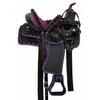 Novo Conjunto de Sela e Equipamento Sintético para Cavalo de Western Barrel Racing Disponível em Todos os Tamanhos e Cores 12, 13, 14, 15, 16, 17, 18 Polegadas