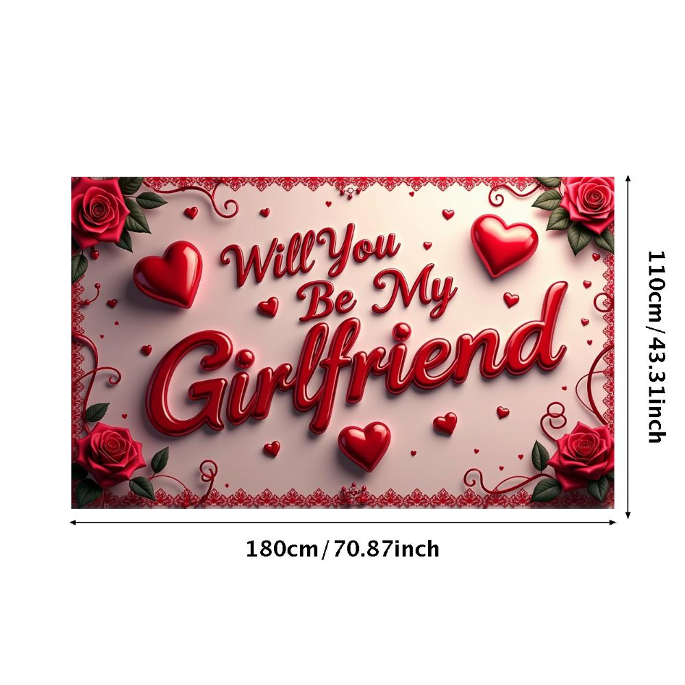 

Floral Design Background Valentines Backdrop Event Decoration Romantic Heart Decor For Special Events Celebrations