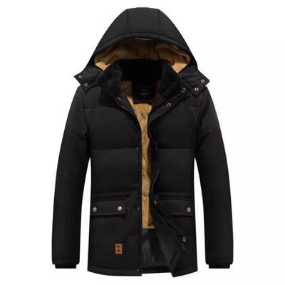 Winter Men's Plus Size Cotton Coat Thickened Quilted Jacket