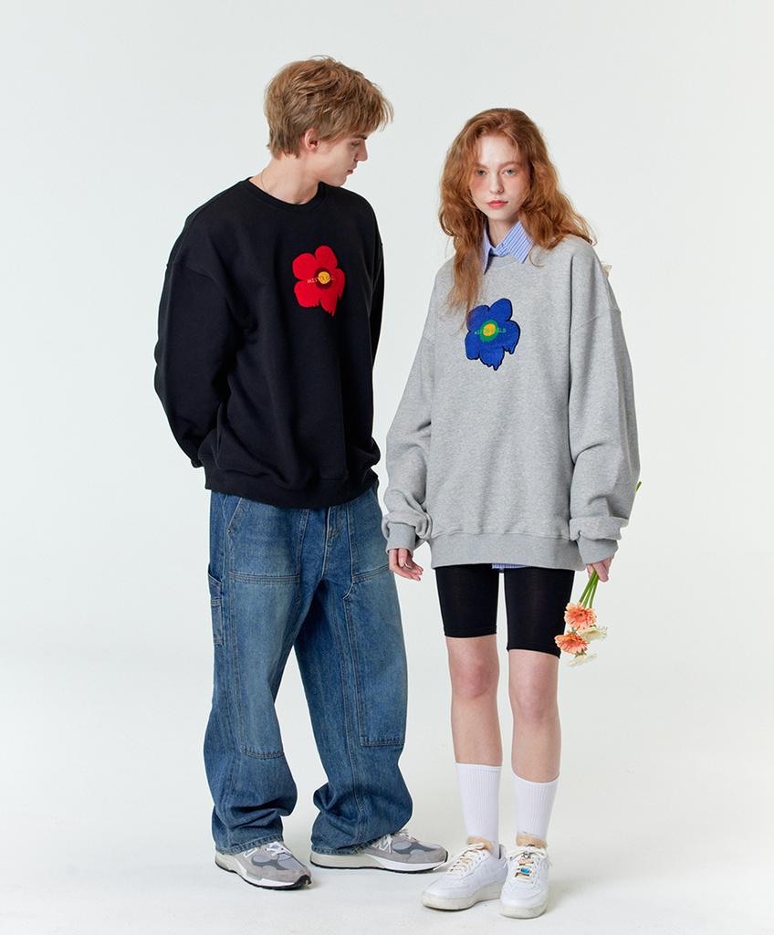 MISTER CHILD Flower Sweatshirt Black