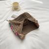 Vintage Hollow Crochet Shoulder Bag – Women's Knit Hobo Bag with Floral Embroidered Strap – Large Casual Tote for Beach Commute