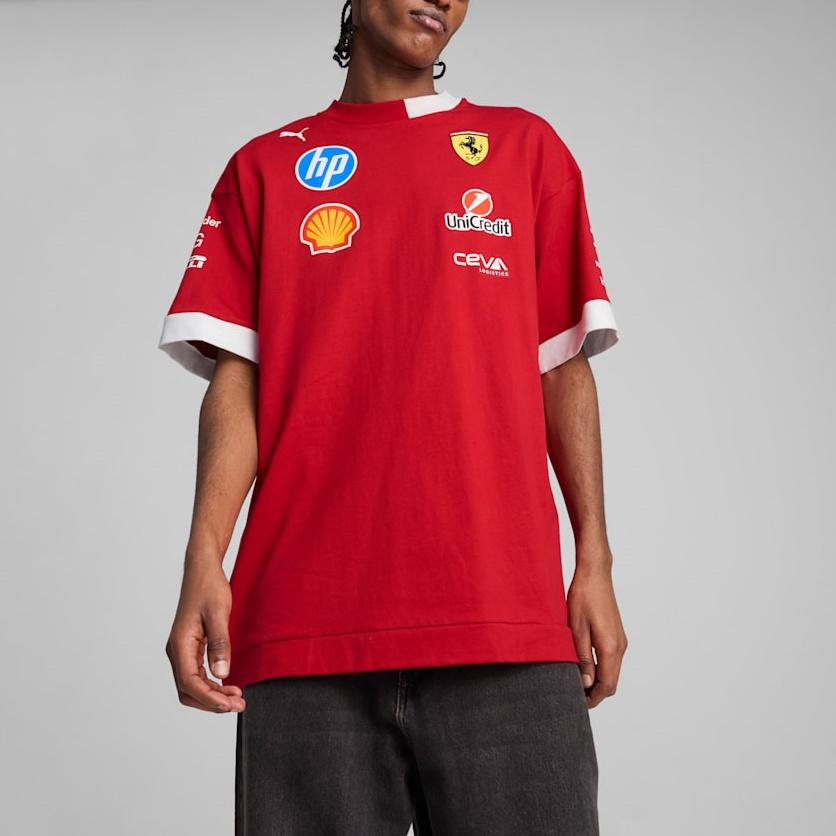 New PUMA Playera Scuderia Ferrari 2025 Para Hombre 713571-01