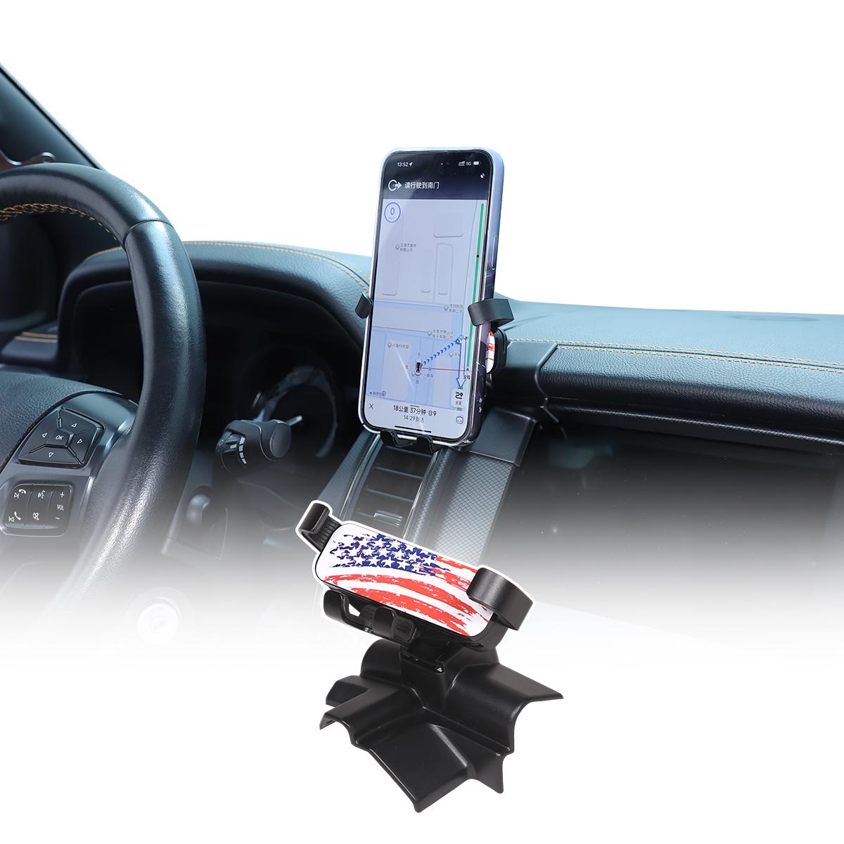 

Car Phone Holder Mount For Ford Ranger 2015-2025 Car Central Control Air Vent Cell Phone Holder 360-Degree Rotation Phone Holder