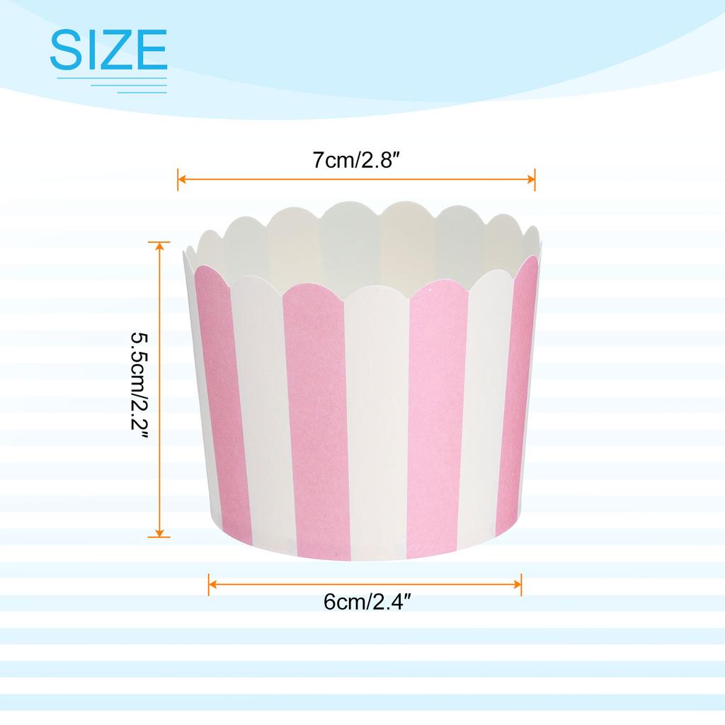 50/100/150pcs Cupcake Wrapper Paper Baking Cup Cupcake Liners 6oz Cake Cups Candy Cups Paper for Party Birthday Favor DIY