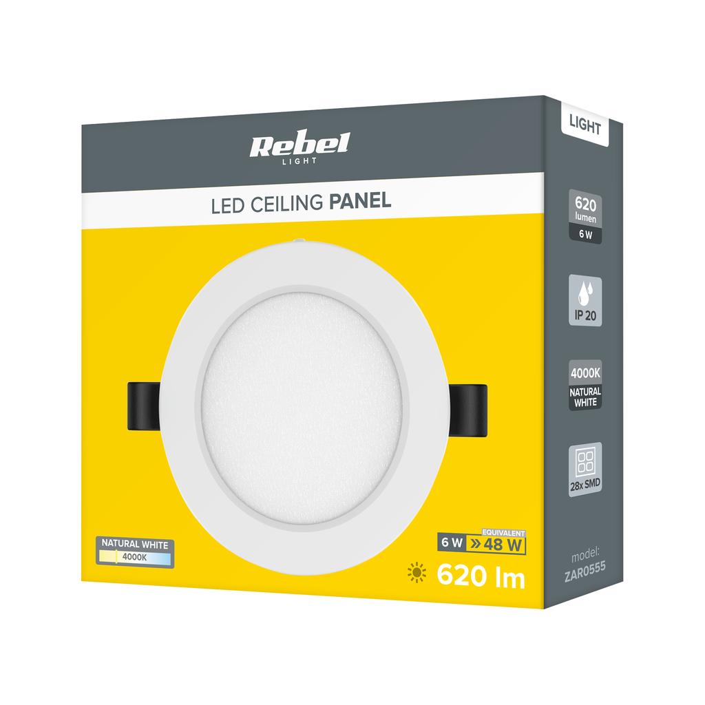 Lampada da soffitto a LED 18W Rebel 4000K 230V