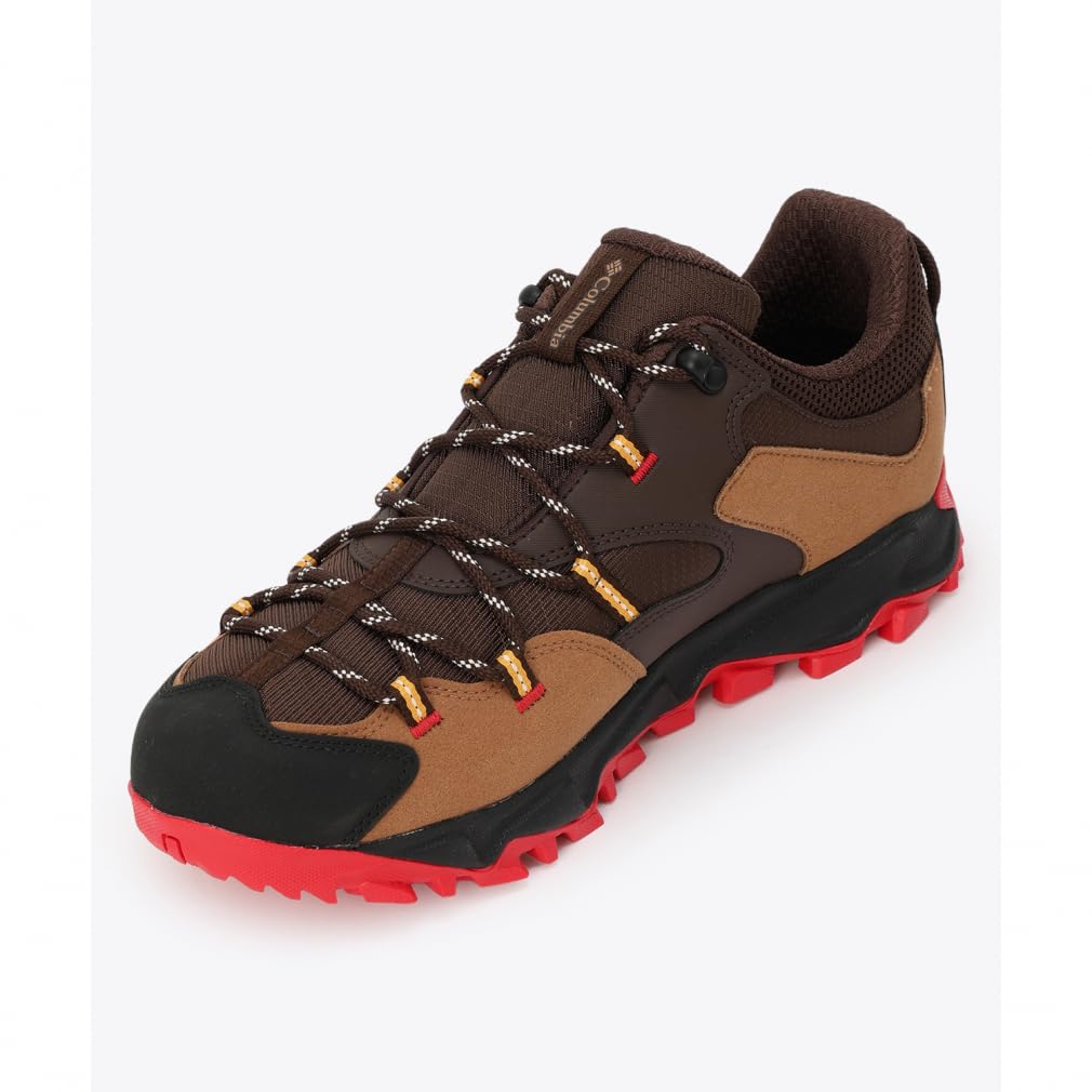 Columbia Saber Six Low Outdry Wide Hiking Size Red YI0238 Shoes, Men's, 26.0cm, Bark, Spark,