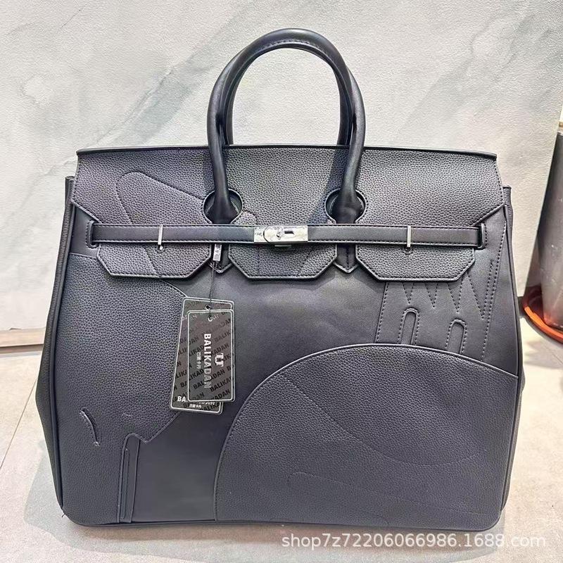 Duża pojemność platynowa torba Nowa modna męska i damska torba Duża torebka podróżna płócienna torba podróżna