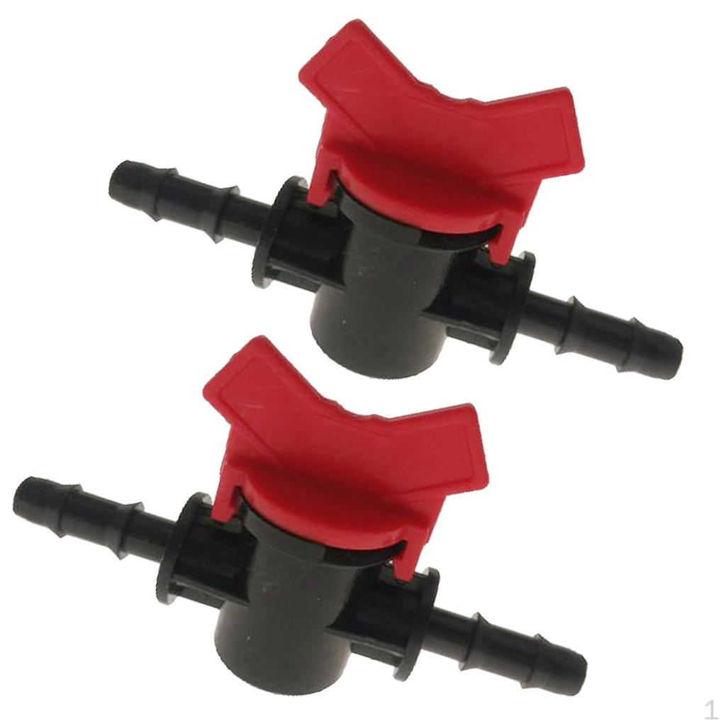 

2 штуки регулятор потока водяной насос прямой клапан переключатель для шланга 8 мм