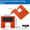 Quick Install Hinge Alignment Tool with 25mm Width & Magnetic Hold Door Hinge Installation for Professional Woodworking