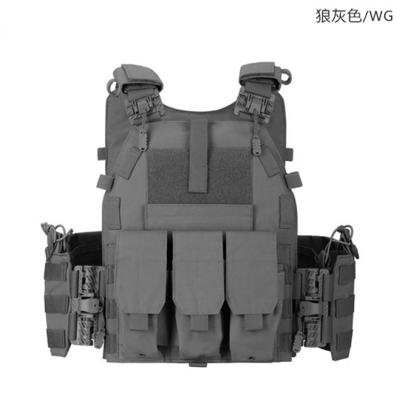 

Quick-release Vest Outdoor Multifunctional Field Military Fan Wear-resistant Breathable Training Suit one size