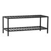 Vita Shoe Cabinet 2 Shelves Black.