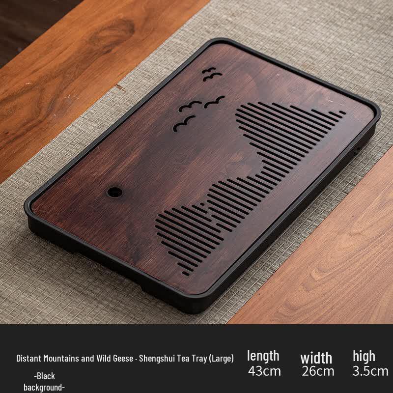 Small Bamboo Draining Tea Tray