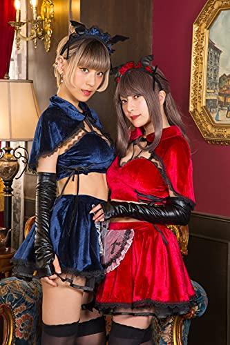 Clearstone SugarWhip Cosplay Halloween Bat Maid Dark Blue for Women