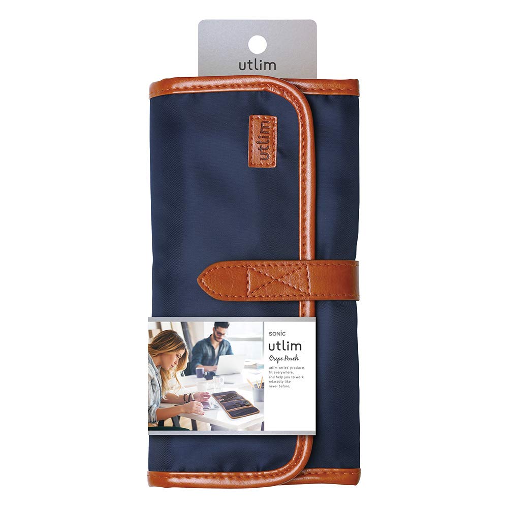 Sonic Crepe Pouch Utrim Navy UT-1276-K