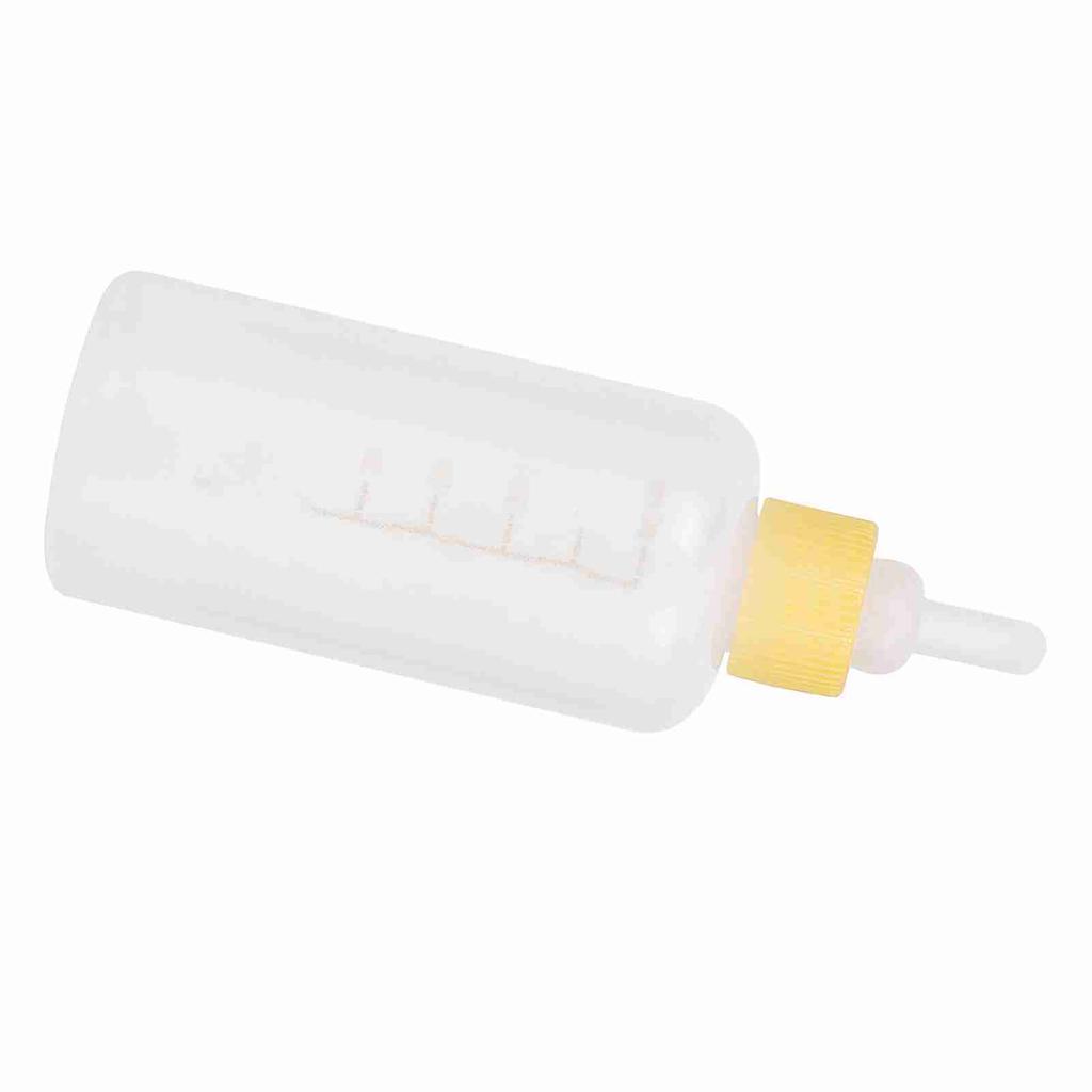 6PCS/ Set 60ml Pet Puppy Kitten Feeding Bottle Small Dog Cat Milk Nursing Care Kit (Yellow)