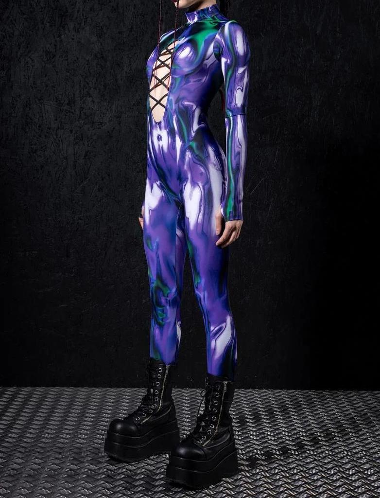 3D-Digitaldruck Bühnenkostüme für Erwachsene, Halloween-Events, Karneval, Mottoparty, Cosplay-Outfit, Pretend Game-Overall