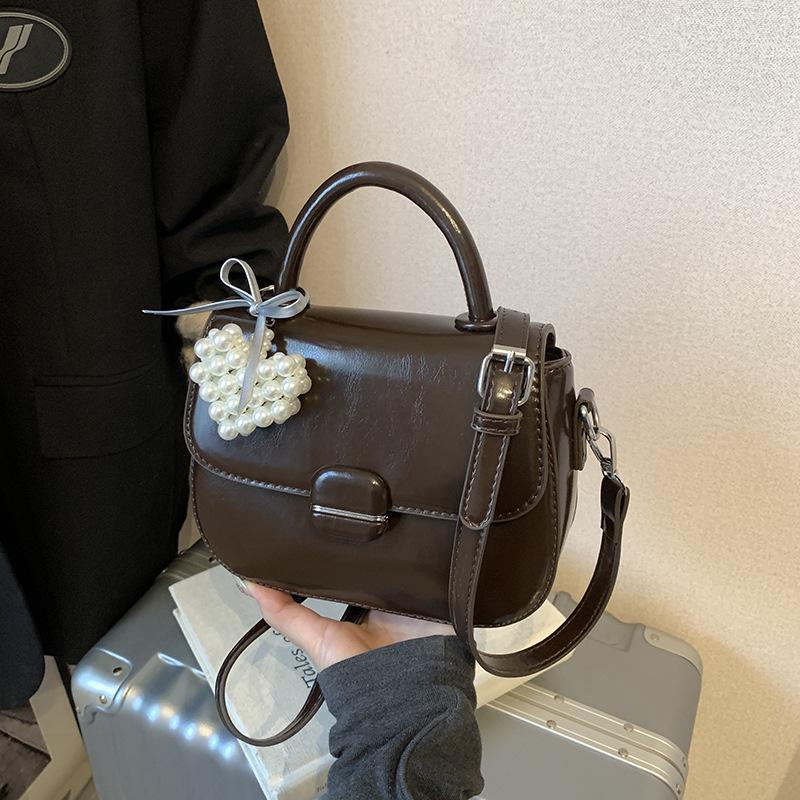 Premium Texture Retro Bag Women's 2025 New Fashion Versatile Messenger Bag Super Fire Portable Small Square Bag Small Bag