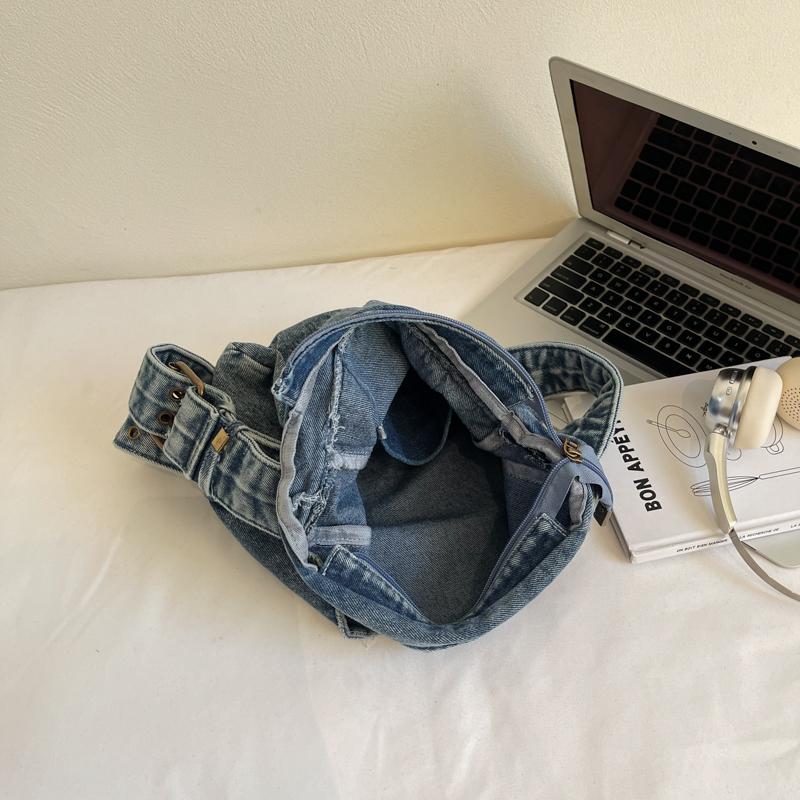 Denim Bag Women's Crossbody Bag Commuter Large Capacity Shoulder Bag