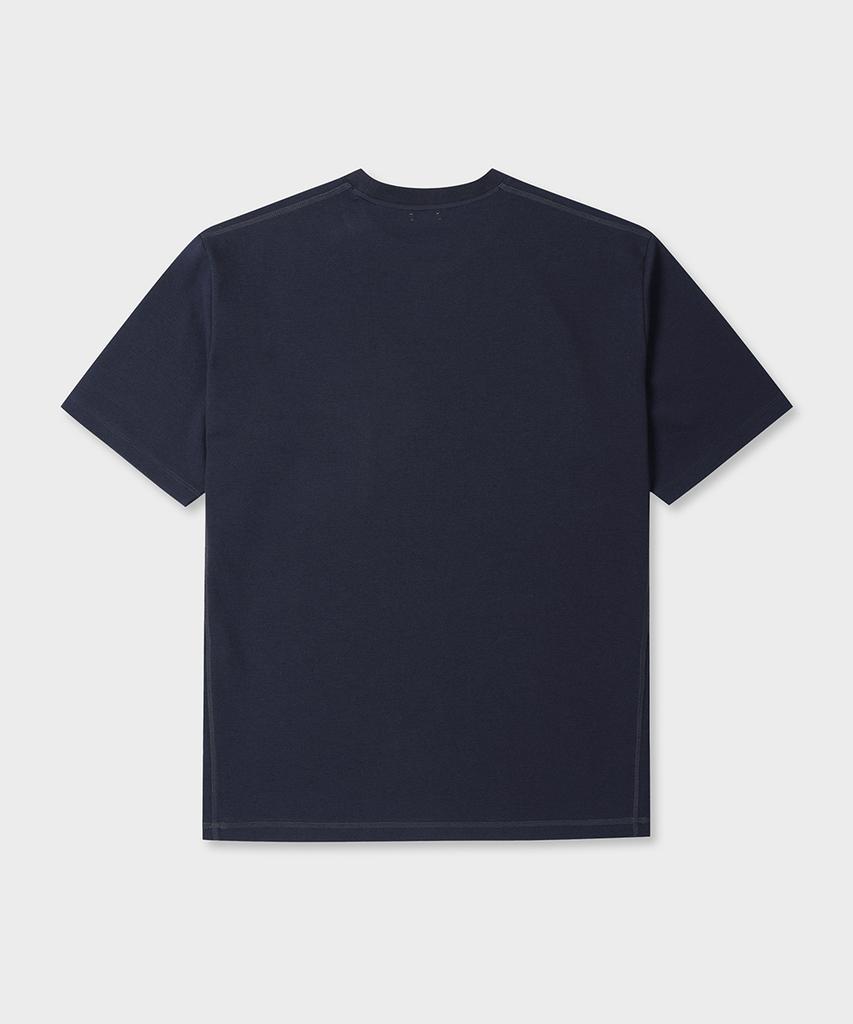 Teildeon Solid Cool Touch T-Shirts Dark Navy