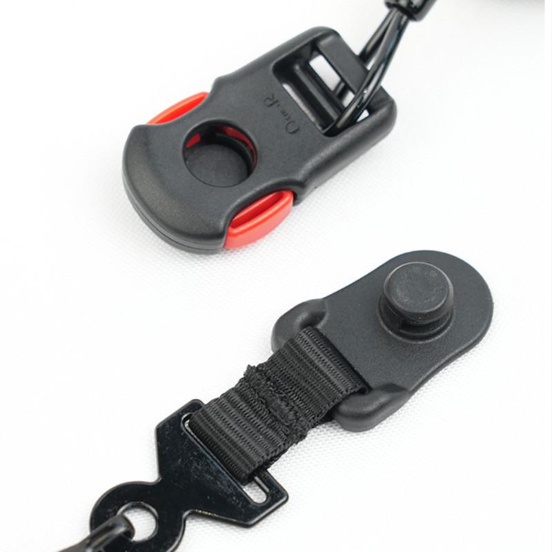 Tactical Anti-lost Magnetic Buckle Elastic Rope Multifunction Quick-release Anti-cutting Steel Wire Lanyard Backpack Accessories
