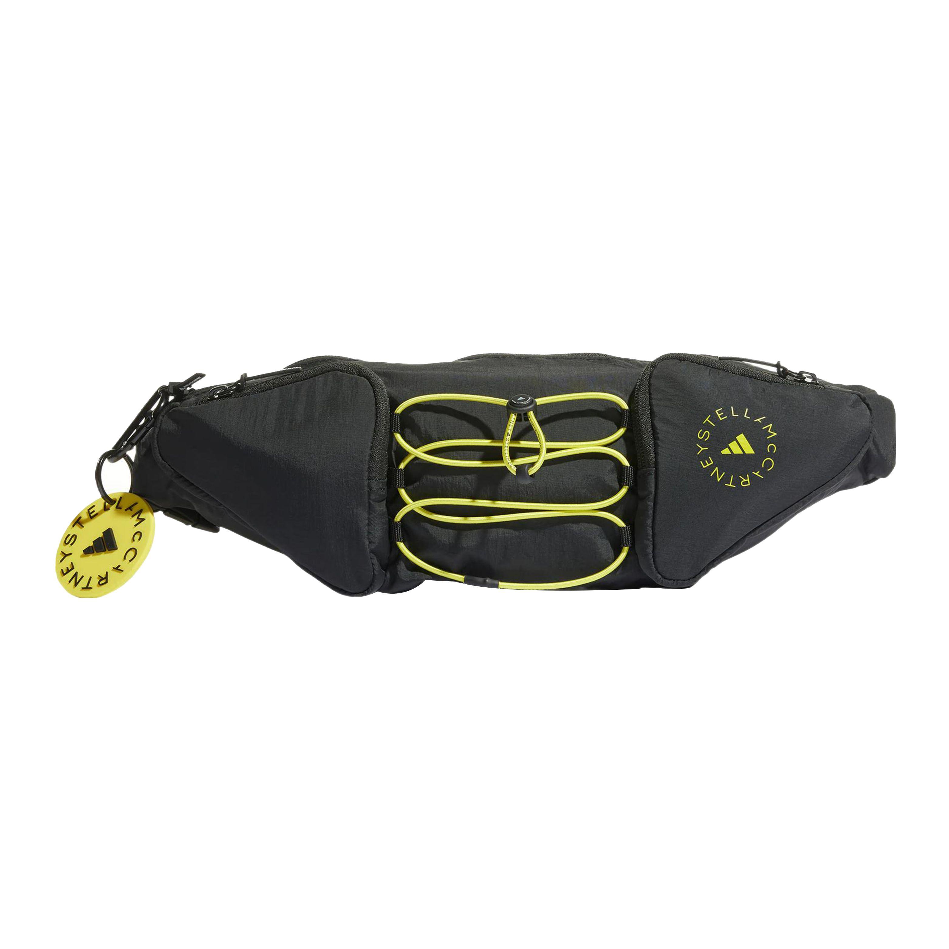 Adidas Stella McCartney Bumbag Zipper Closure Nylon Sports Waist Bag Unisex Bags Black HT4828 Black