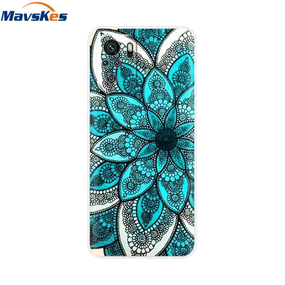 For Redmi Note 10 Case Note 10s Cover Phone Cases For Xiaomi Redmi Note 10 Pro note10 10 s Tpu Silicone Back Bumper Fundas Coque