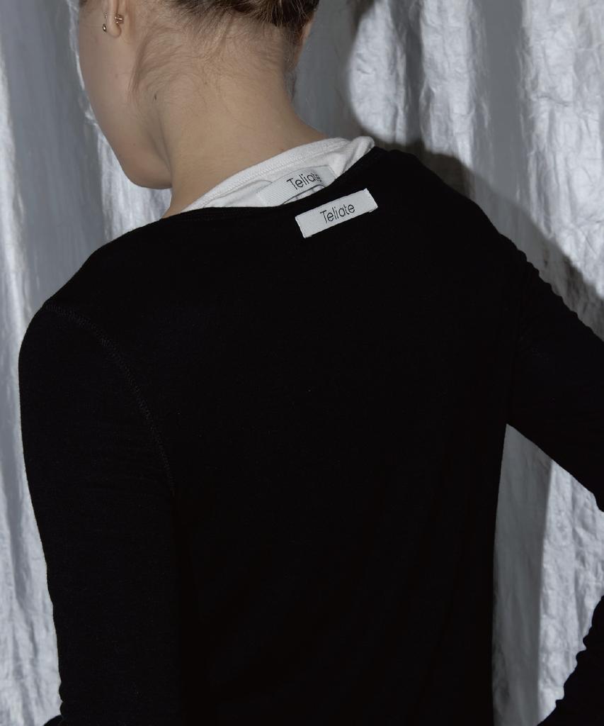 Taeliatte Logo Long Sleeve (Bk)