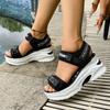 Fashion New Casual Women Beach Slope Shoes Women Mid Heels Sports Beach Sandals Girl Fashion Ladies Sandals Platform Wedge Heels Shoes