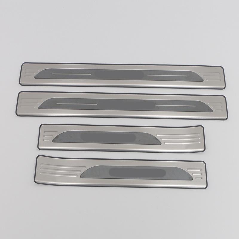 Lantu 23 Light Chasing Stainless Steel Welcome Pedal Sill & Bumper Protective Sticker