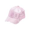 Shiny Sun Cap Brilliant Glitter Peaked Cap Simple Sequins Baseball Cap  Decorated