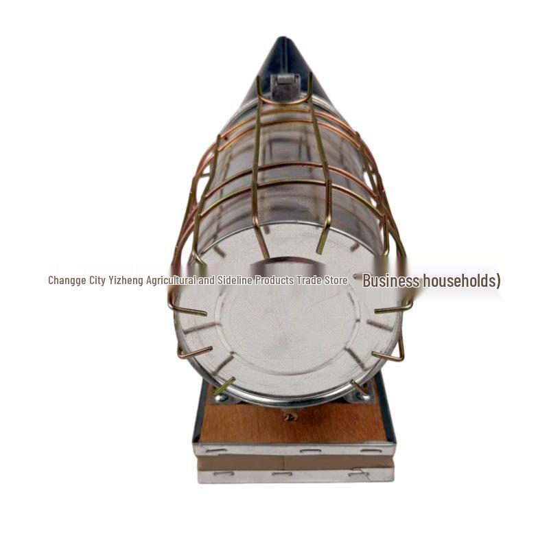 Stainless Steel Bee Smoker with Leather Bellows