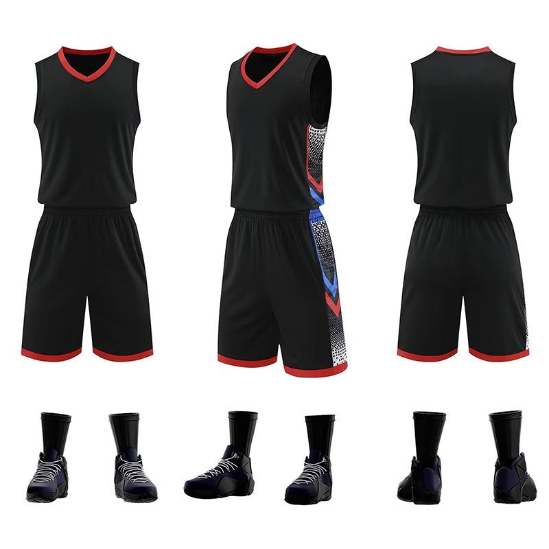 

Speed Training Sports Vest: Trendy Basketball Jersey Set for Kids and Adults S чёрный