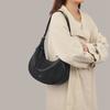 Dumpling-shaped Genuine Leather Women's Handbag, Small Bag, Business Crossbody Bag