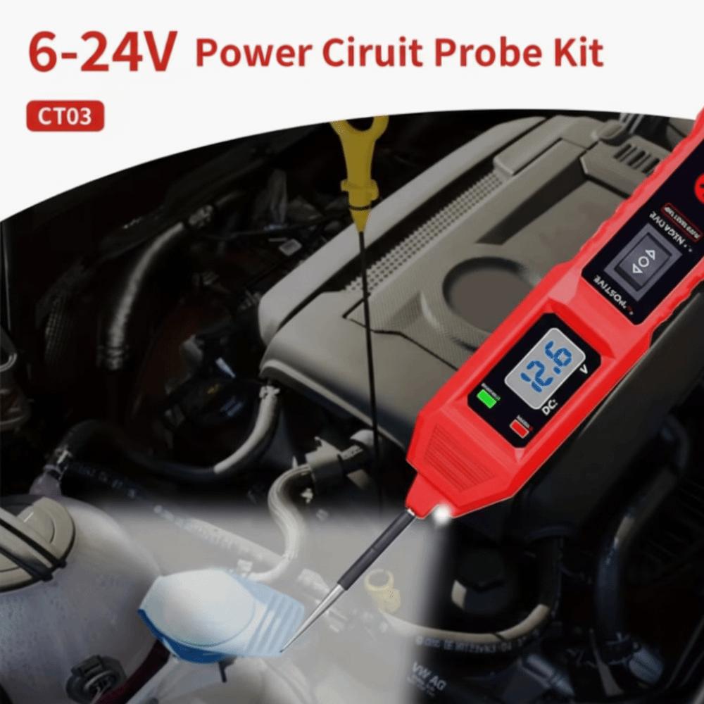 DC 6-24V Automotive Electric Circuit Tester 8A Car Power Circuit Probe Kit Vehicle Diagnostics