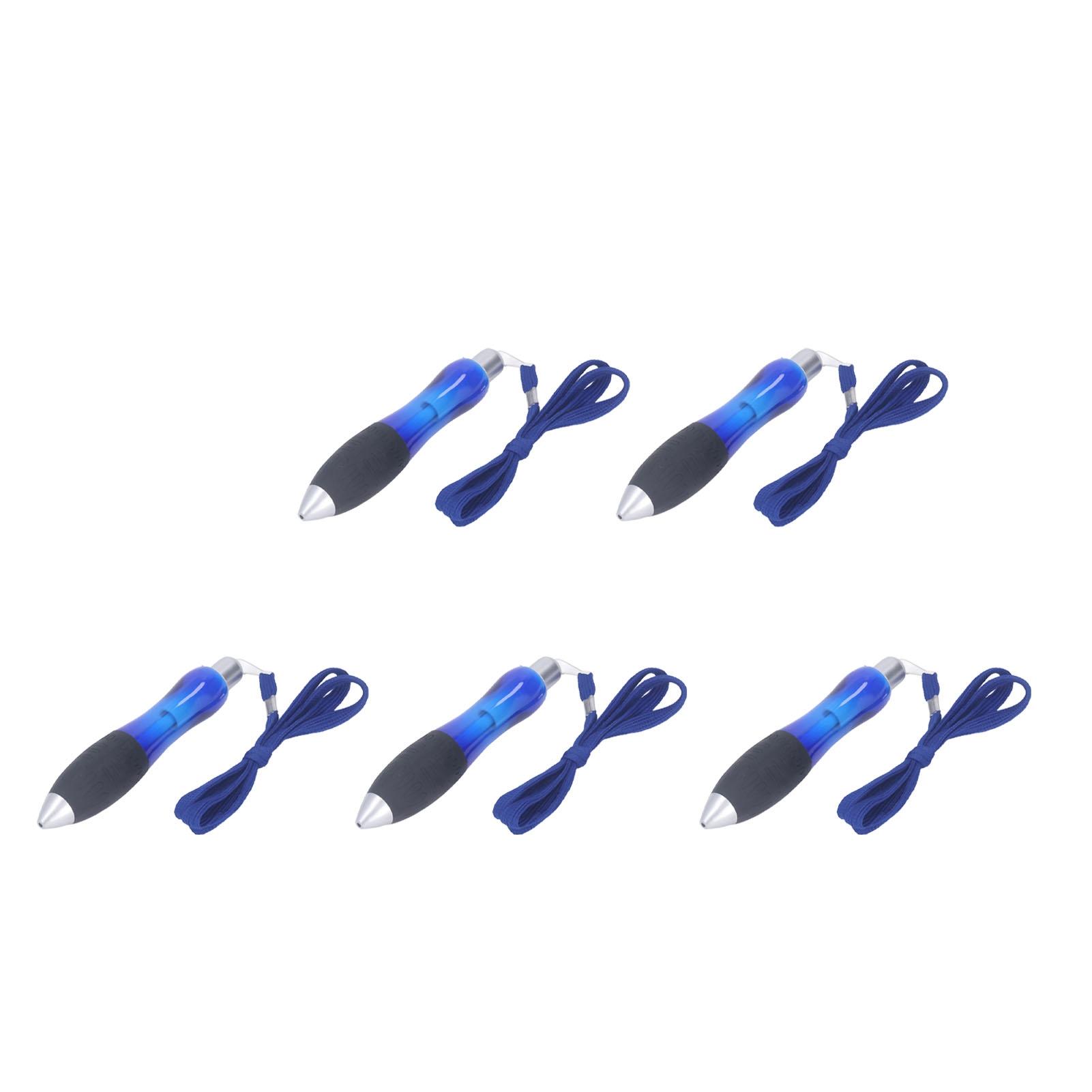 

5 шт. Большие толстые шариковые ручки, толстые тяжелые ручки, большие ручки с широким захватом для ежедневного письма синий