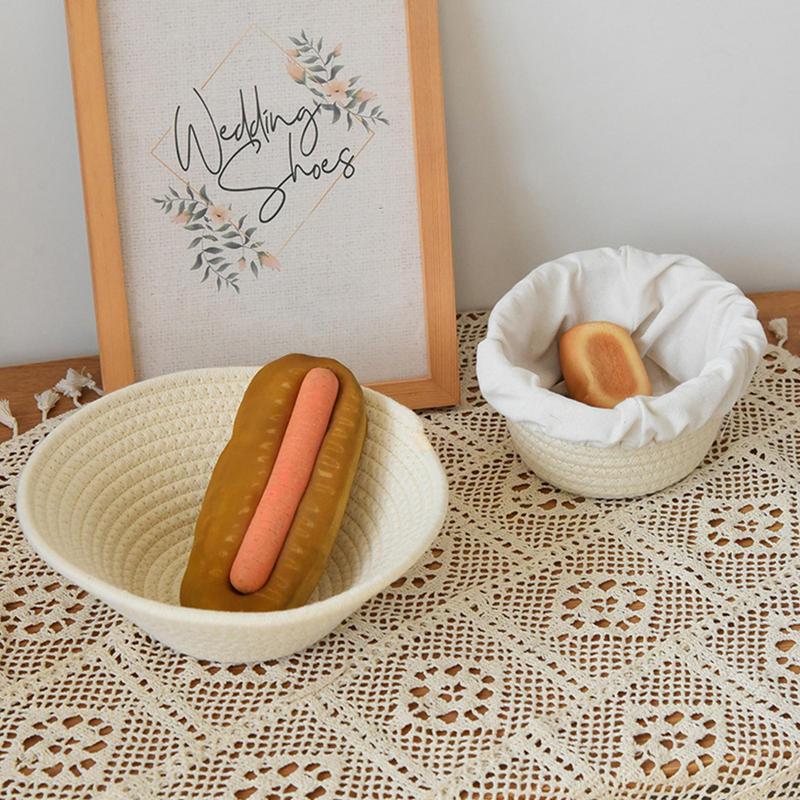 Bread Proofing Proving Wicker Rattan Basket Bread Fermentation Liner Baskets Dough Rising Long Brotform Baking Supplies