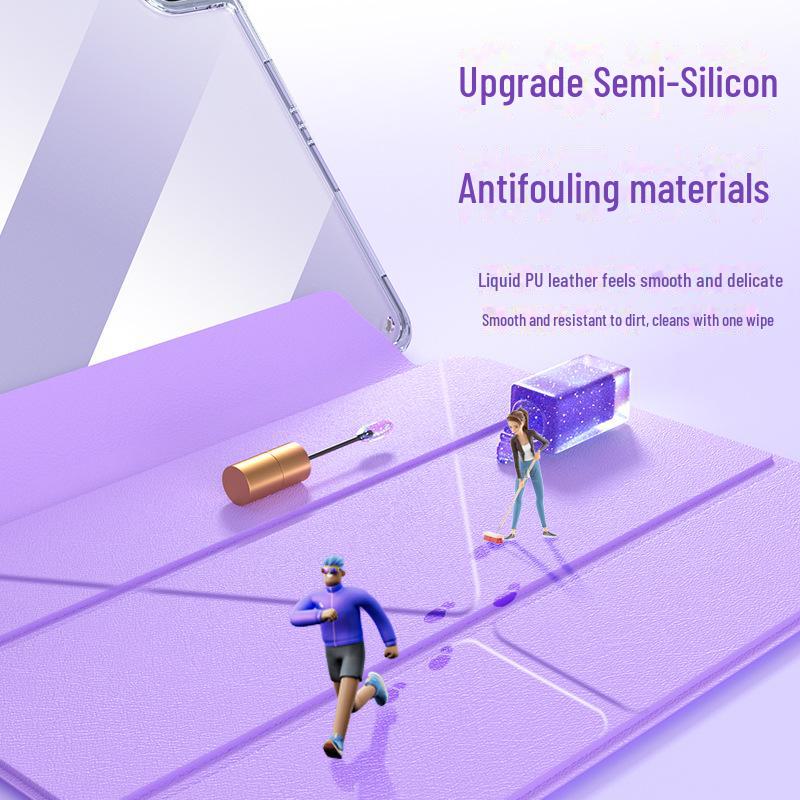 Průhledné ochranné pouzdro s otvorem pro pero pro Huawei Matepad 11.5S TGY - skládací design do tvaru Y