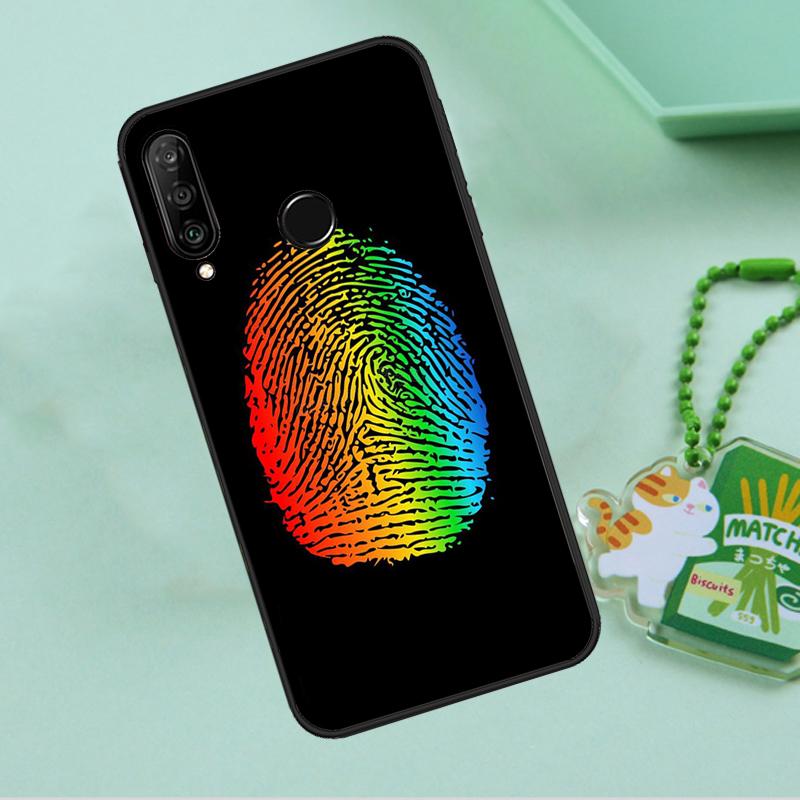 Rainbow Gay LGBT Finger For Huawei Nova 8i 11i 12i 12s 9 10 SE Y90 Y60 Y70 Y72 Y61 Y91 P20 P30 P40 Lite P60 Pro Case