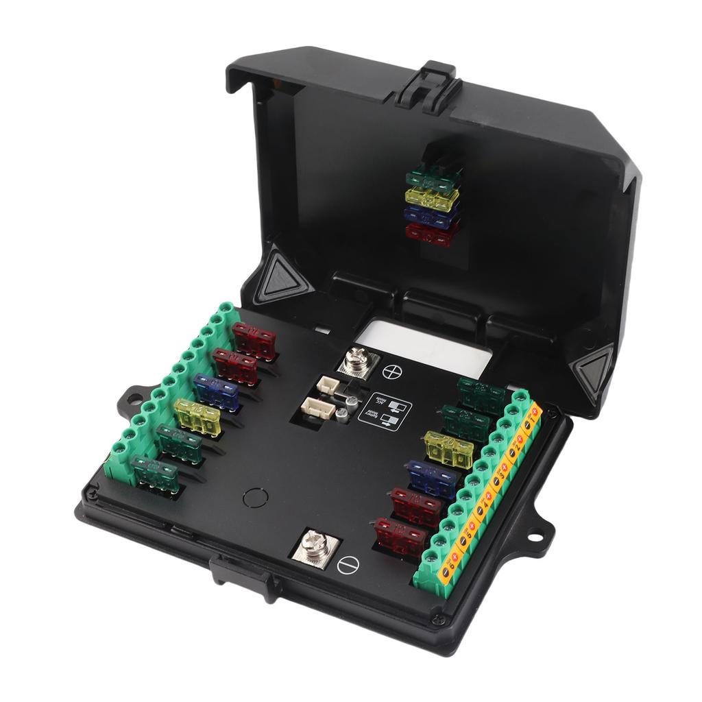 12 Gang Switch Panel 12V To 24V IP65 Water Resistant RGB Color Universal for Truck Boat Offroad ATV UTV SUV